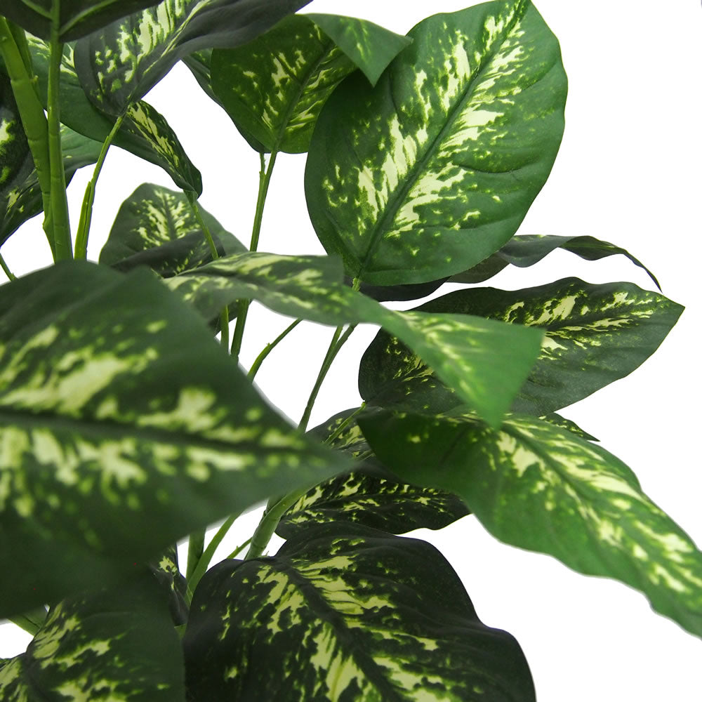 Vickerman 36" Artificial Green and White Dieffenbachia Plant.