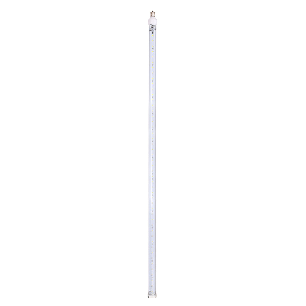 Vickerman 5 Pack of 36" Pure White LED SnowFall Tube Bulb C9-E17 Nickel Base.