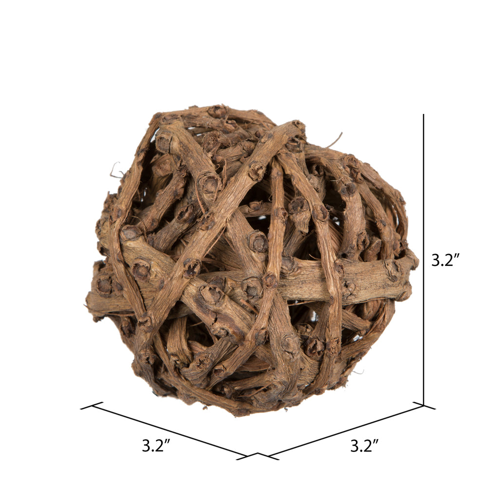 Vickerman Natural Botanicals 3.2" Tail Ball. Includes 25 Pieces per Pack