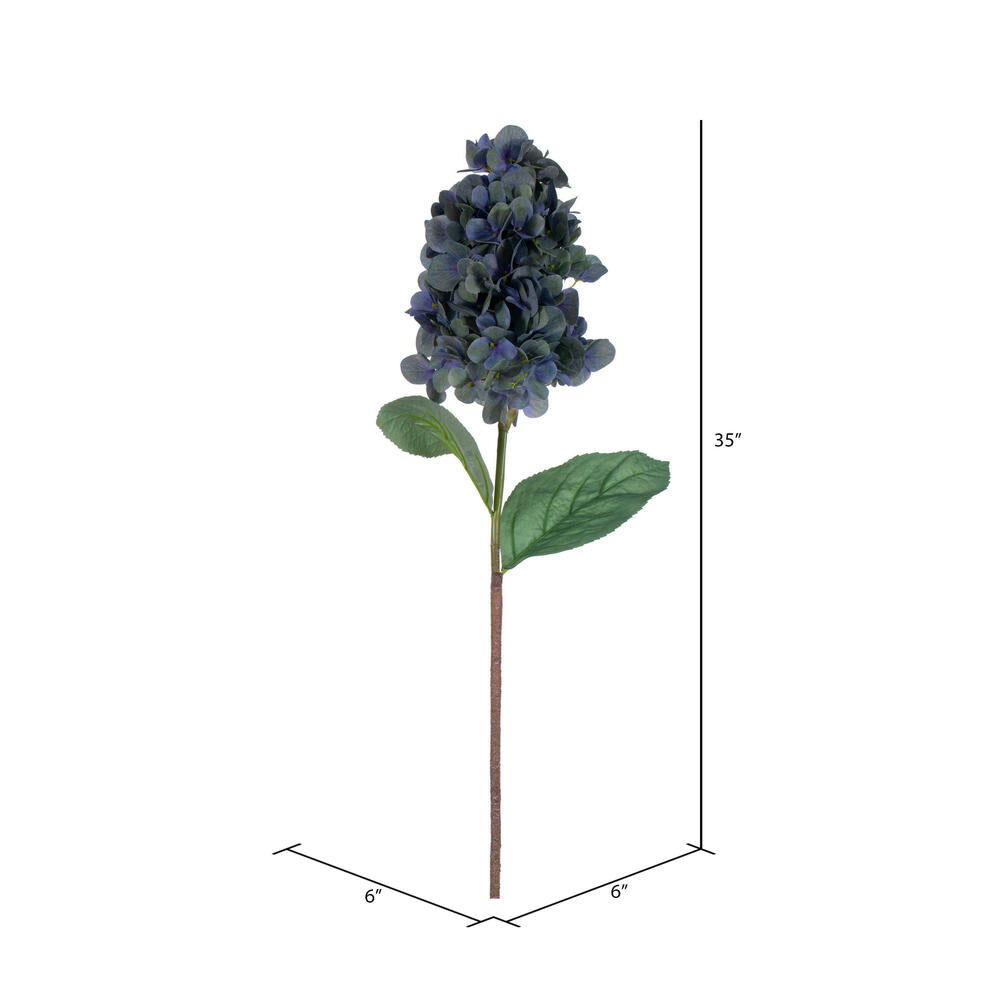 Vickerman 34" Artificial Purple Green Cone Hydrangea Spray. 2 Stems In A Bag.
