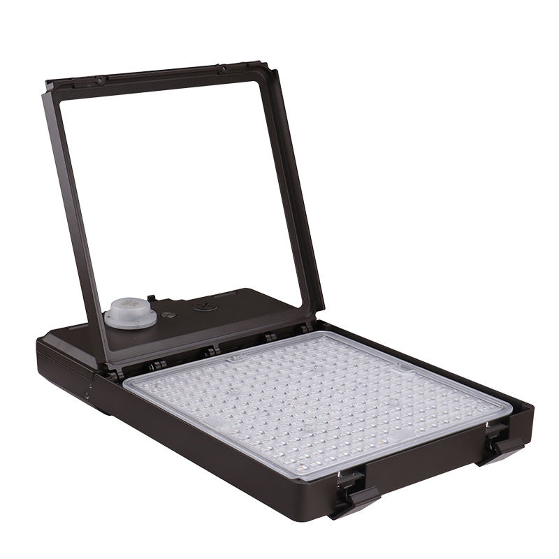 Westgate Maximum-Feature Area Flood 70/100/150W 30/40/50K T3 Rotatable Photocell And Sensor Ready 480V, Outdoor Lighting, 70W/100W/150W, 145 Lumens/W, 30K/40K/50K, Bronze Finish, 0-10V