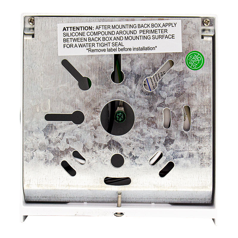 Westgate Ho Mini Cutoff WallPack Select 10/15/24W 30/40/50K Photocell, Wh, Outdoor Lighting, 10W/15W/24W, 110 Lumens/W, 30K/40K/50K, White Finish, 0-10V