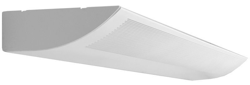 Westgate 4Ft Decorative Perforated Wall Light 50W Direct Indirect 3Cct, Commercial Indoor Lighting, 50W, 5500 Lumens, 3000K/4000K/5000K, White Finish, 0~10V Dimmable