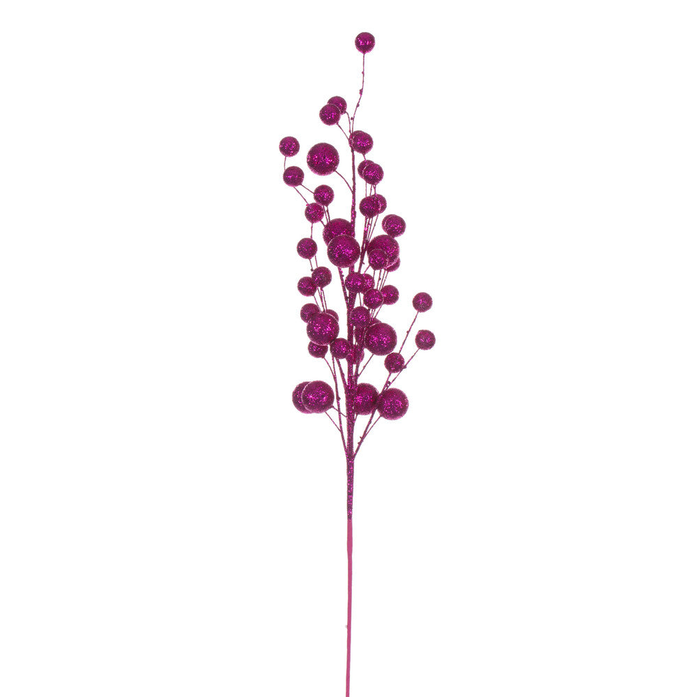 Vickerman 27" Hot Pink Multi Ball Glitter Spray 4 per bag.