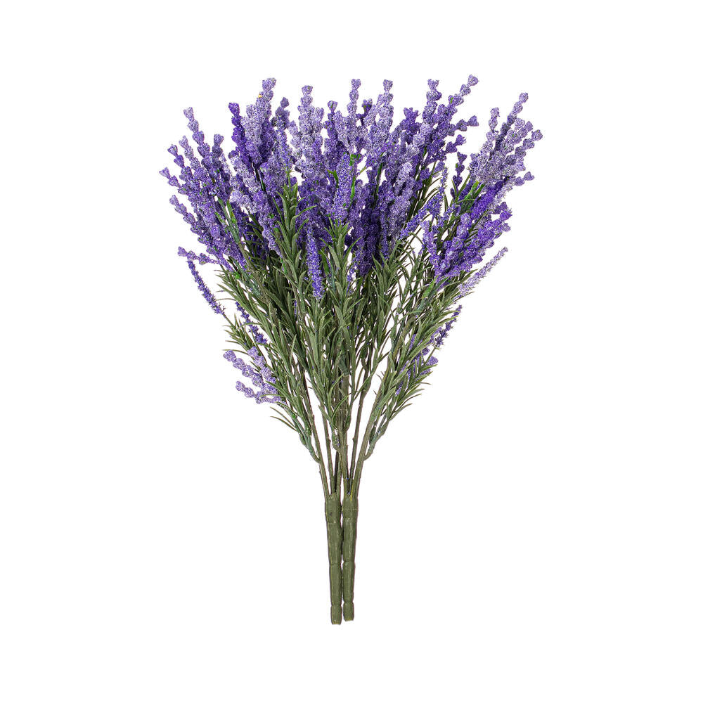 Vickerman 19" Purple Artificial Lavender Bush 2 per bag.
