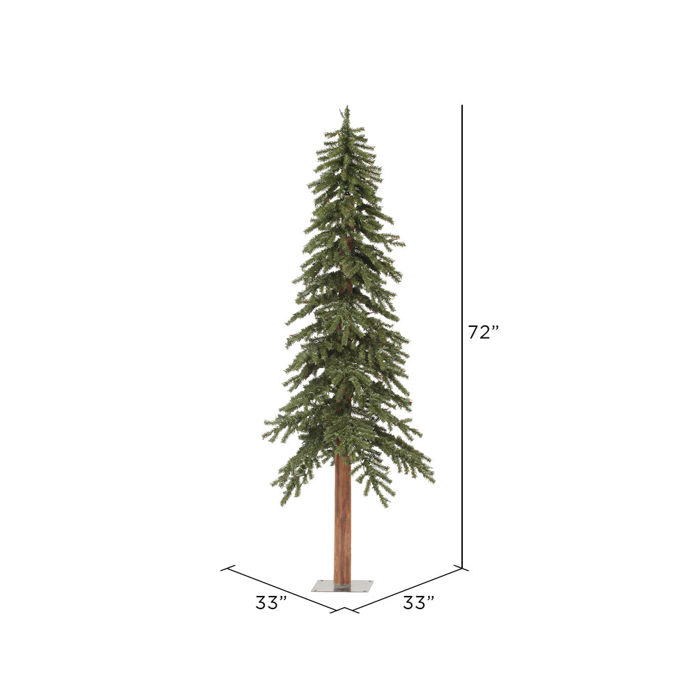 Vickerman 6' Natural Alpine Artificial Christmas Tree Unlit