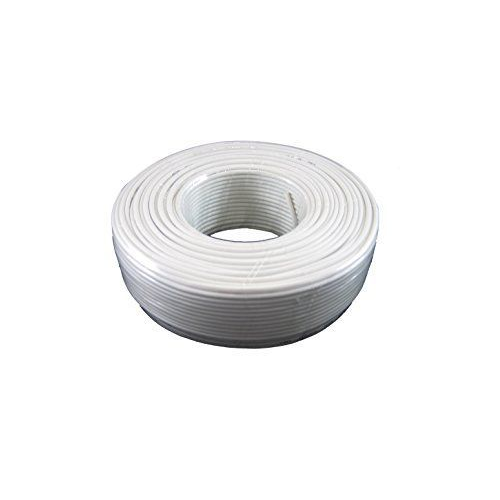 Westgate White 100Ft Cord.SJTW 18 AWG 6-Conduct, Commercial Indoor Lighting, White Finish