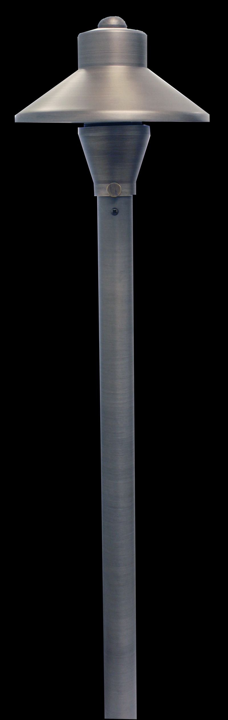 Westgate Area Light, With Integrated LED 3W AC/DC Solid Brass, 3Ft Lead, Aged Nickel, Landscape Lighting , 3W, 200 Lumens, 3000K, Aged Nickel Finish Finish