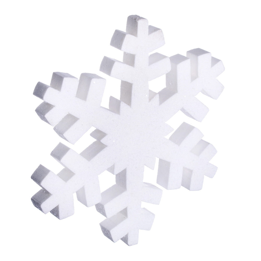 Vickerman 18" White Glitter Snowflake Christmas Ornament