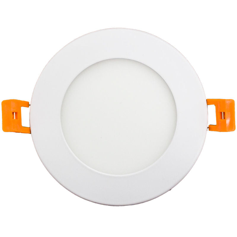 Westgate 4" LED Slim Recess + J Box, Dimmable, 4000K, 540 Lumens, ETL Es, Residential Lighting, 9W, 630 Lumens, 4000K, White Finish, Dimmable