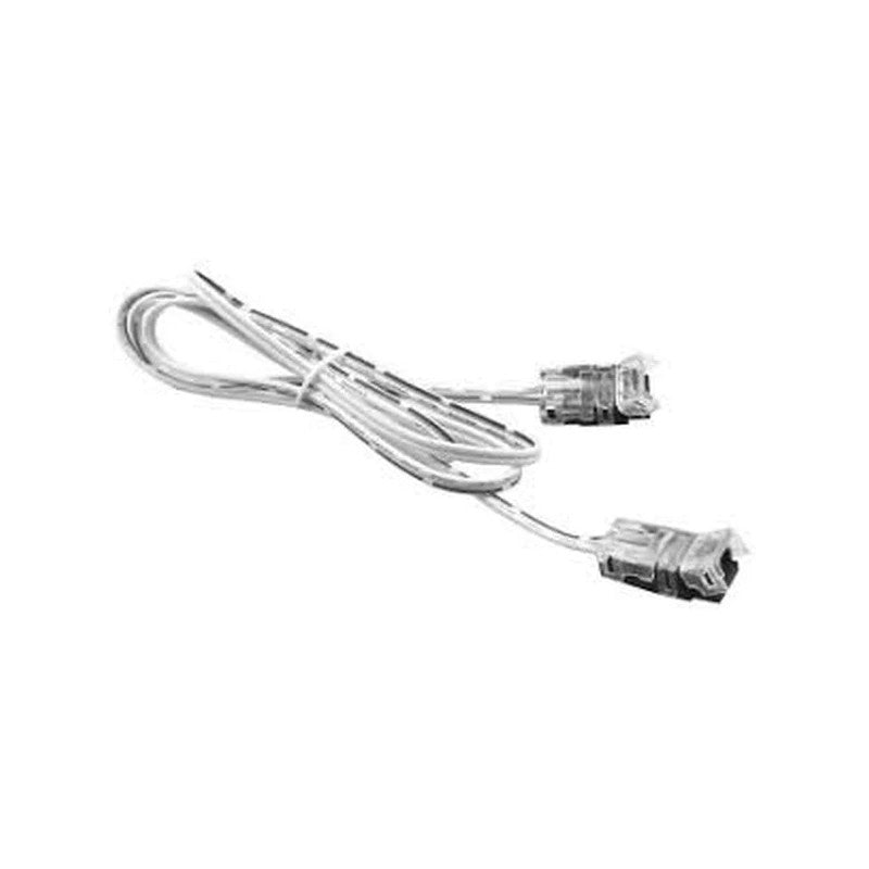 Westgate Coupling To Connect Two Ribbons With 6" Wire, Ribbon Lighting, White Finish