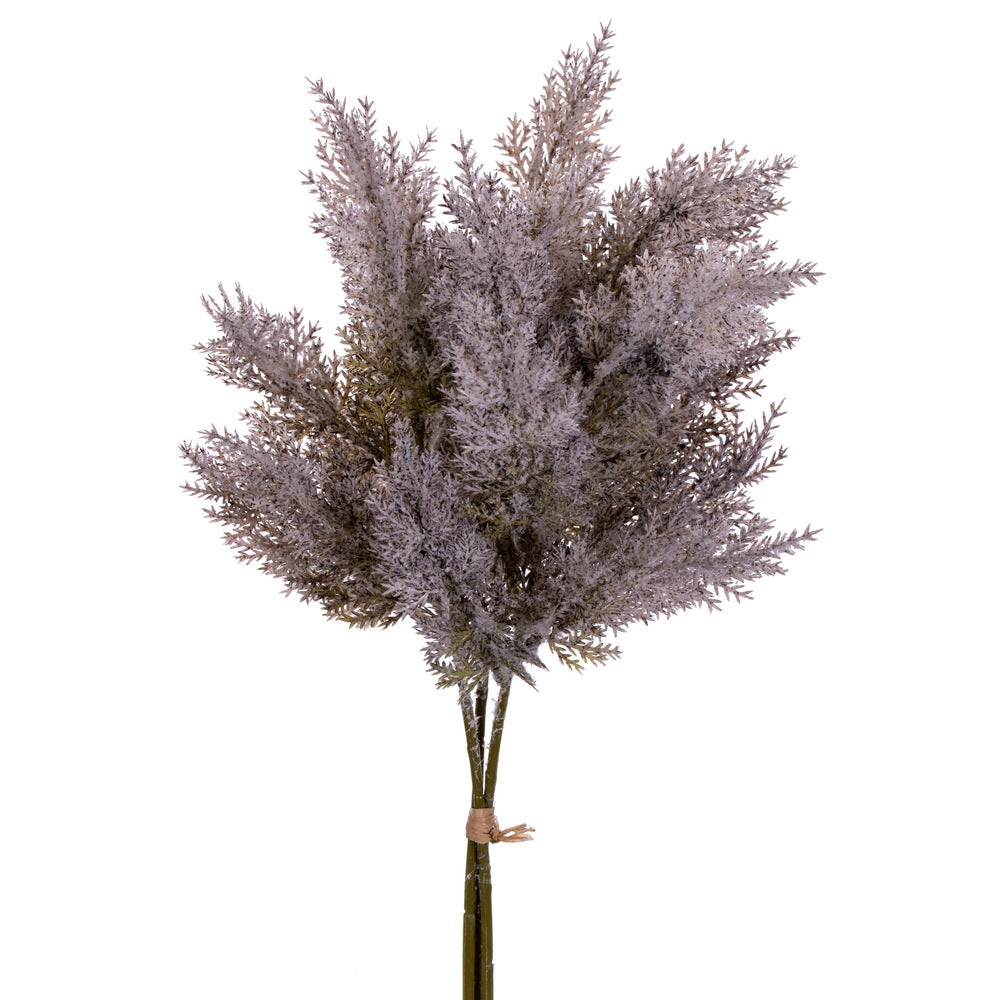 Vickerman 13.5" Dusty Gray Artificial Fern 2 per bundle.