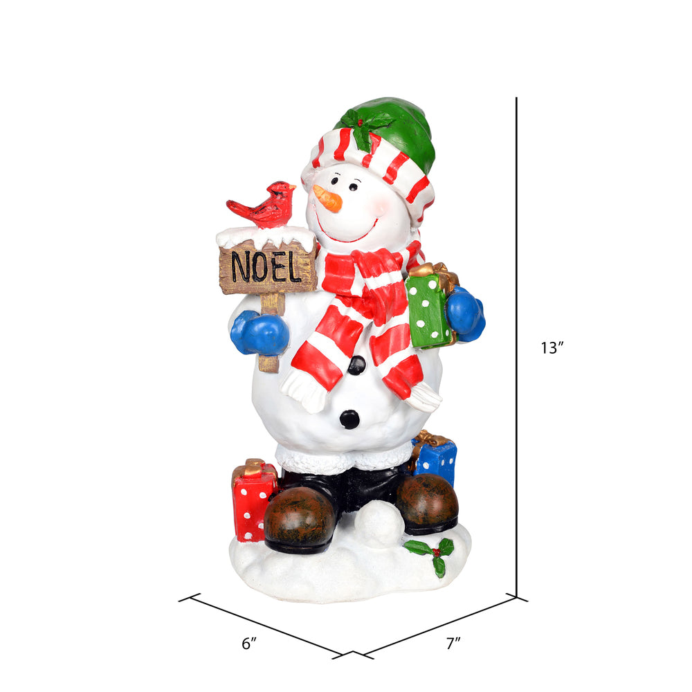Vickerman 13" Noel Winter Snowman Figure