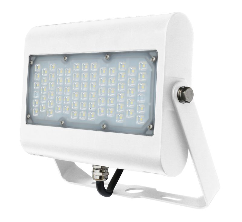 Westgate Slim LED Flood, 100~277V, 30W, 1500 Lumens, 3000K, White, Trunnion, IP65, UL, DLC, Outdoor Lighting, 30W, 3600 Lumens, 3000K, Dark Bronze Finish