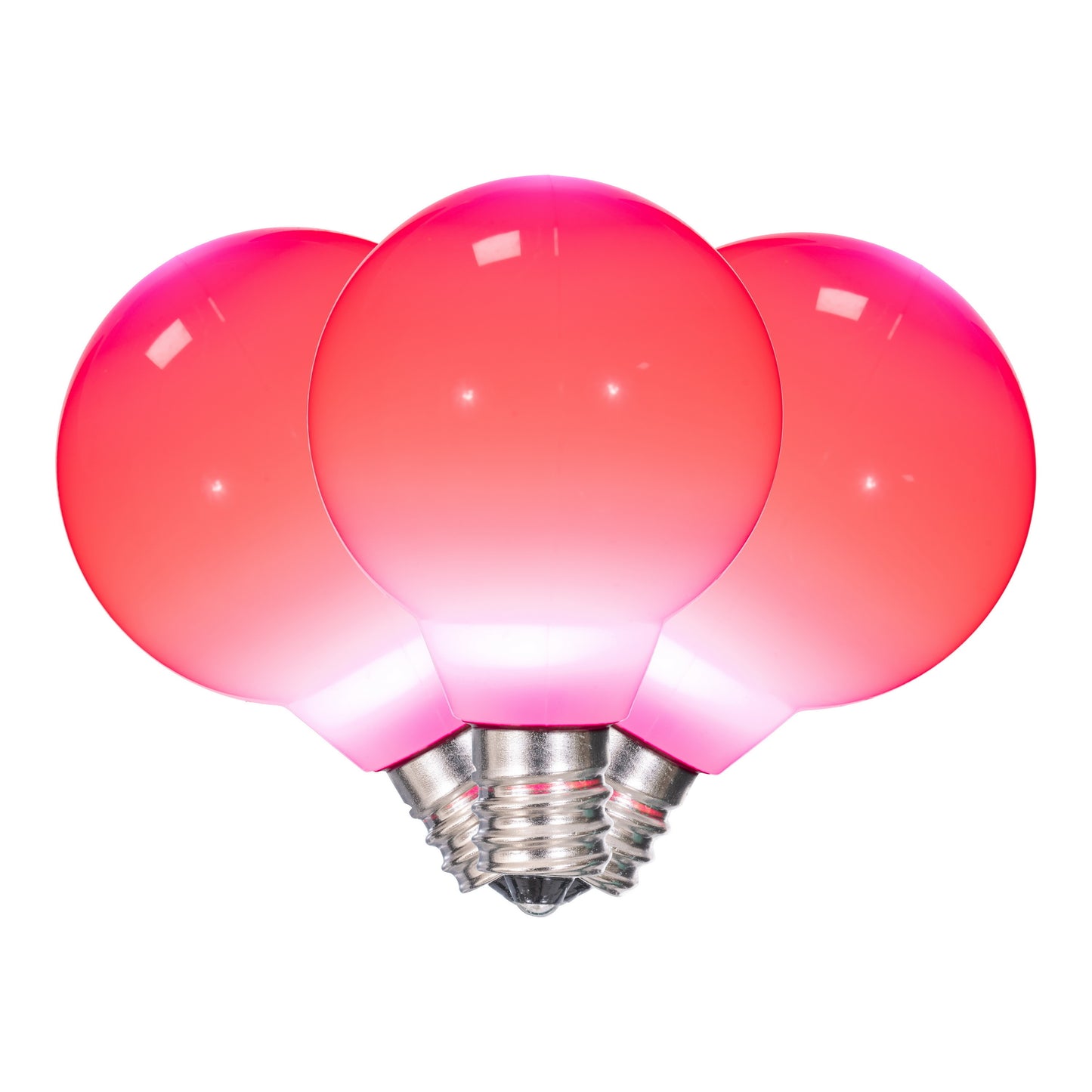 Vickerman G40 Pink Ceramic LED Replacement Bulb package of 25