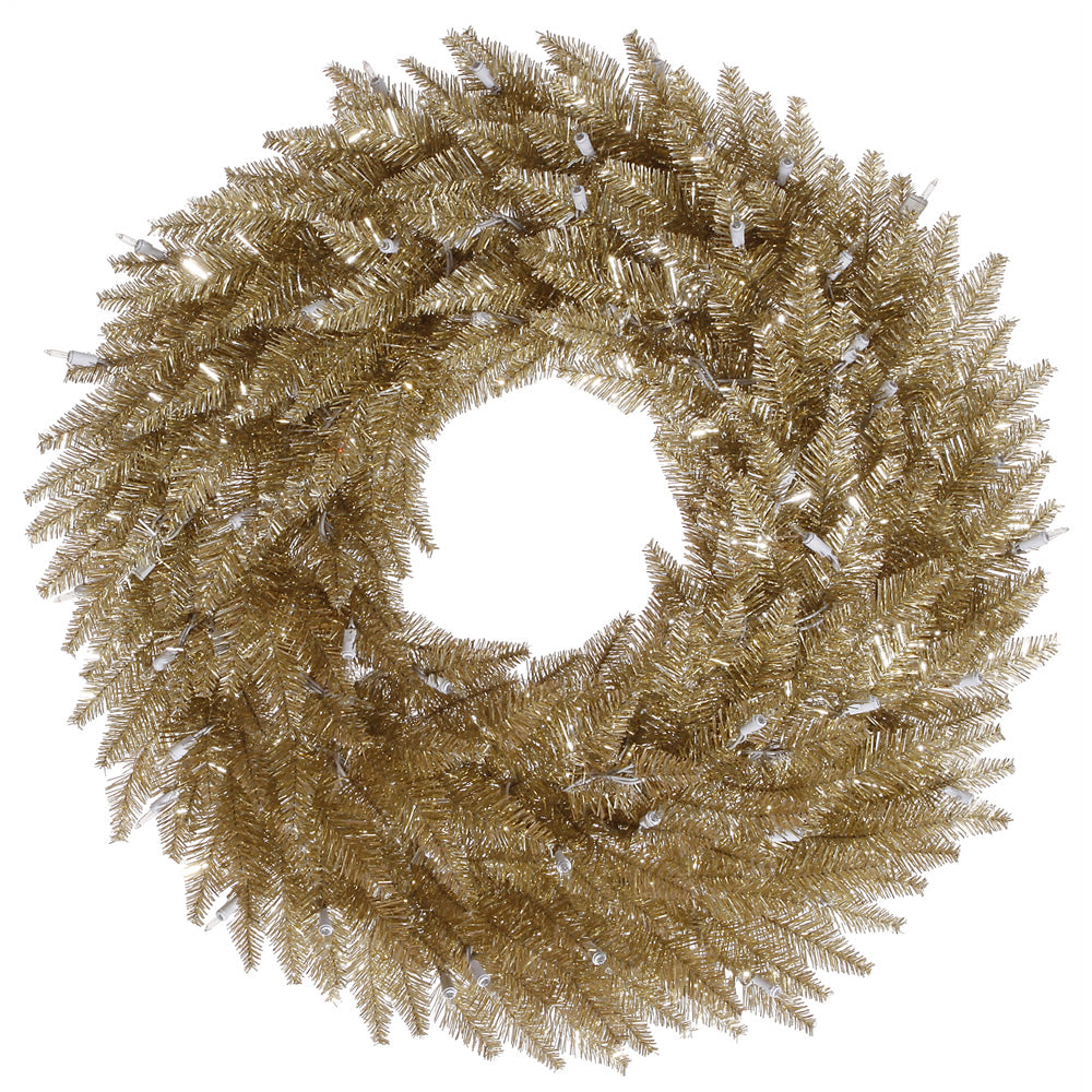 Vickerman 24" Champagne Fir Artificial Christmas Wreath Unlit
