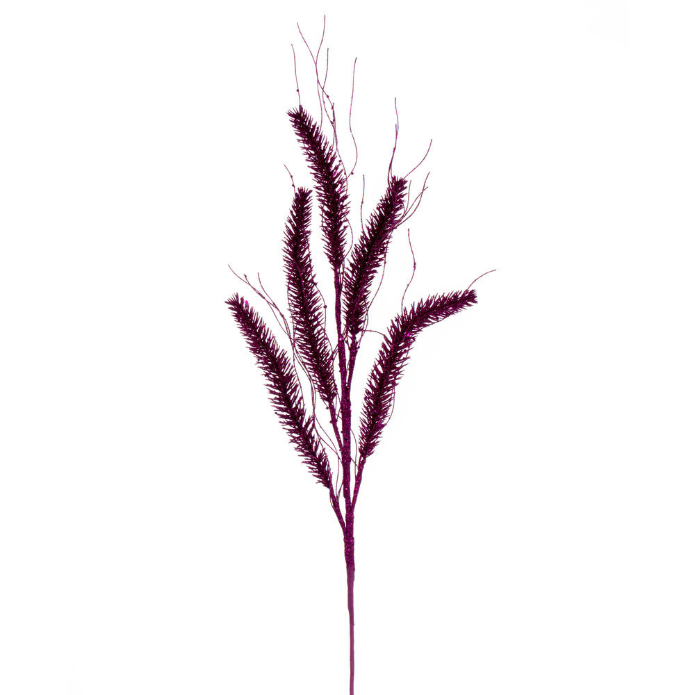 Vickerman 30" Fuchsia Wheat Glitter Spray 6 per bag.