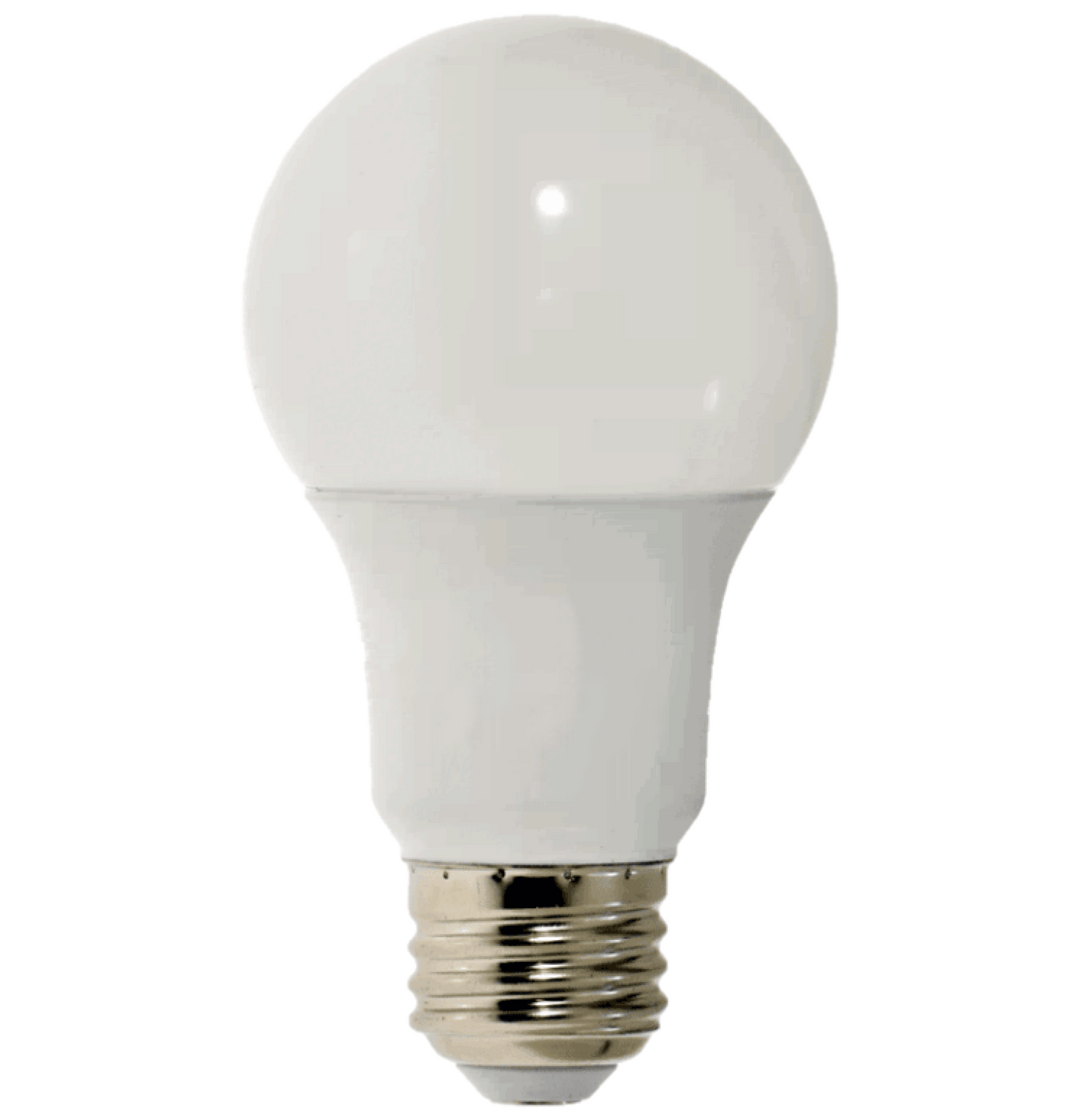 Damar A19 LED Light Bulb 9W 750 Lumen E26 Medium Base 5000K Bright White for Bedroom Living Room Lamp Home Light Bulb 120V CRI80 200° Beam Angle IP20 Damp Rated UL Listed White Finish Pack of 3