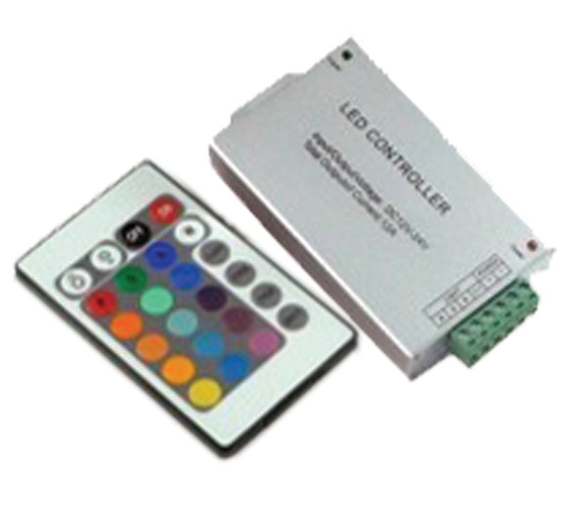Westgate RGB Controller Max12V:<288, On 24V:<576W, With Rf 20Key Remote Control, Output Current: 8A*3 O..., Final Production