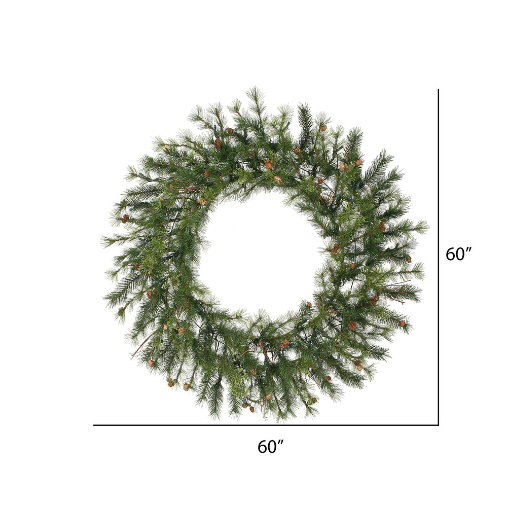 Vickerman 60" Mixed Country Pine Artificial Christmas Wreath Unlit