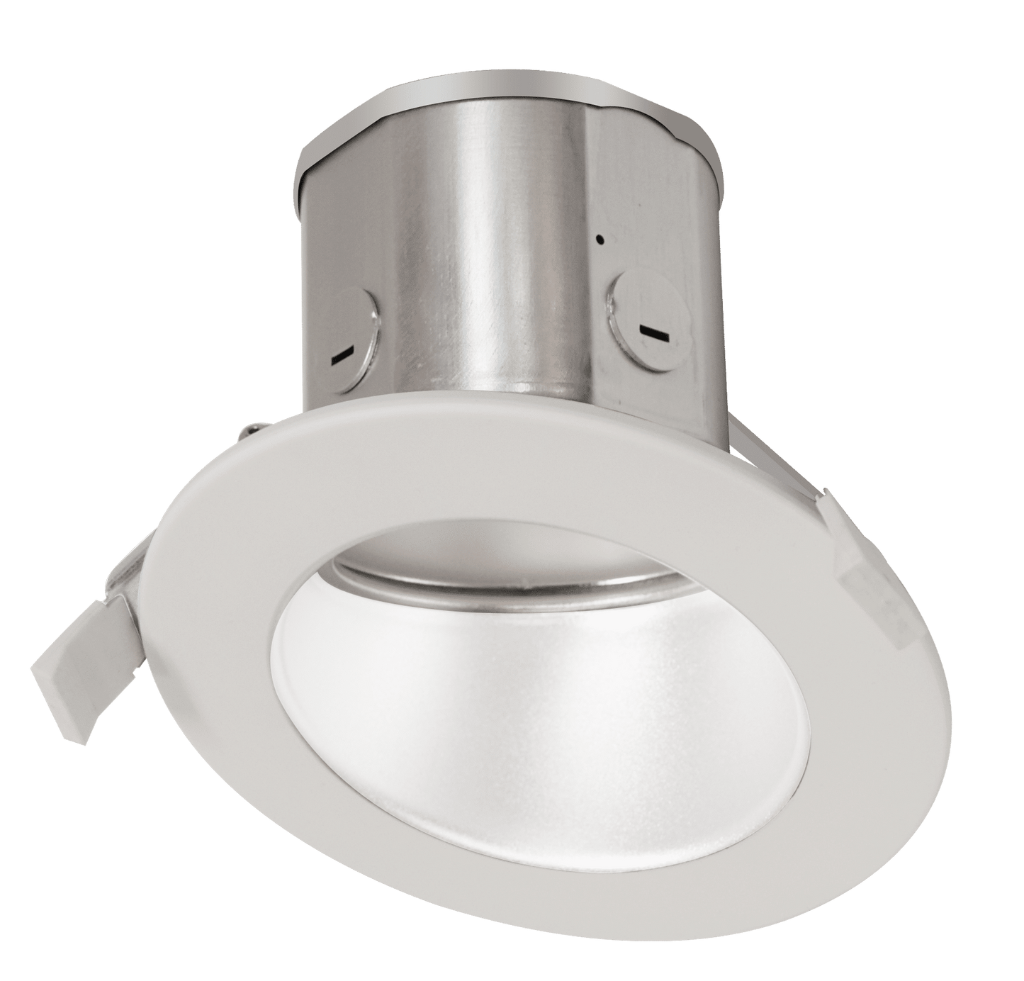 Westgate 4 LED Commercial Recessed Light, Commercial Indoor Lighting, 40W Max, 3200 Lumens Max, 27K/30K/35K/40K/50K, White Finish, 0~10V Dimmable