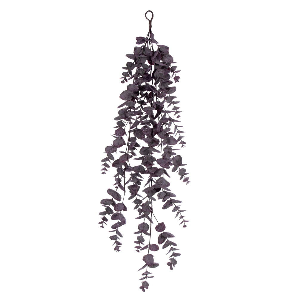 Vickerman 36" Artificial Burgundy Spiral Eucalyptus Vine