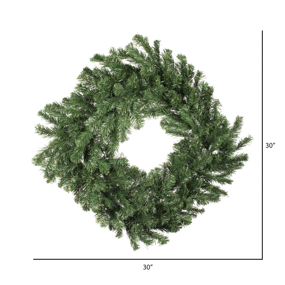 Vickerman 30" Grand Teton Artificial Christmas Square Wreath Unlit