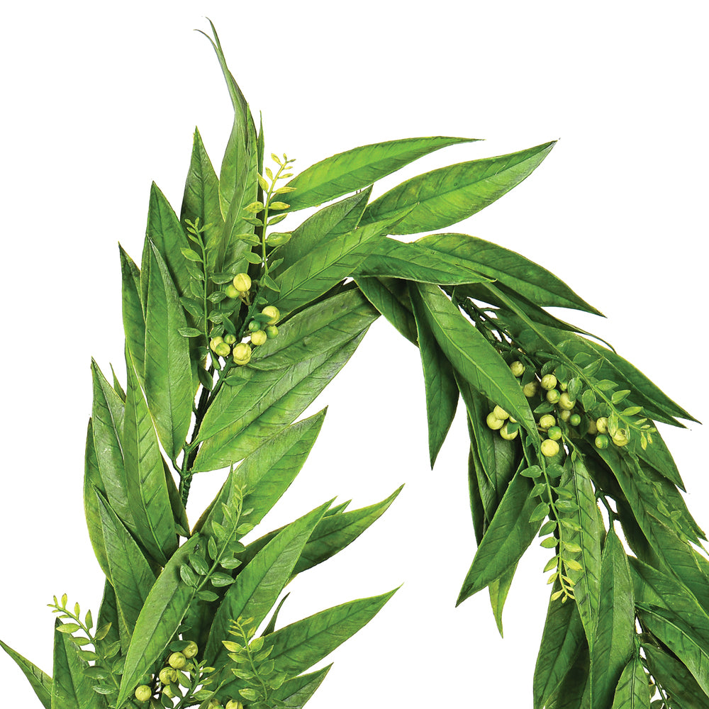 Vickerman 6' Artificial Green Willow Garland.