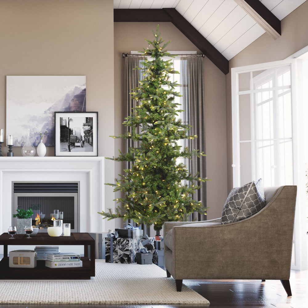 Vickerman 7' Shawnee Fir Artificial Christmas Tree Warm White LED Dura-lit Lights