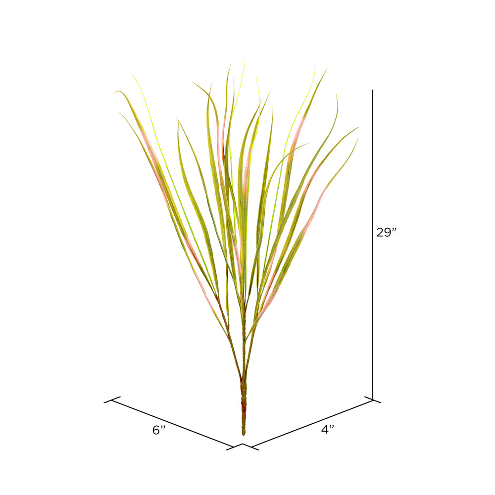 Vickerman 29" Artificial Green Dracena Marginata Bush.