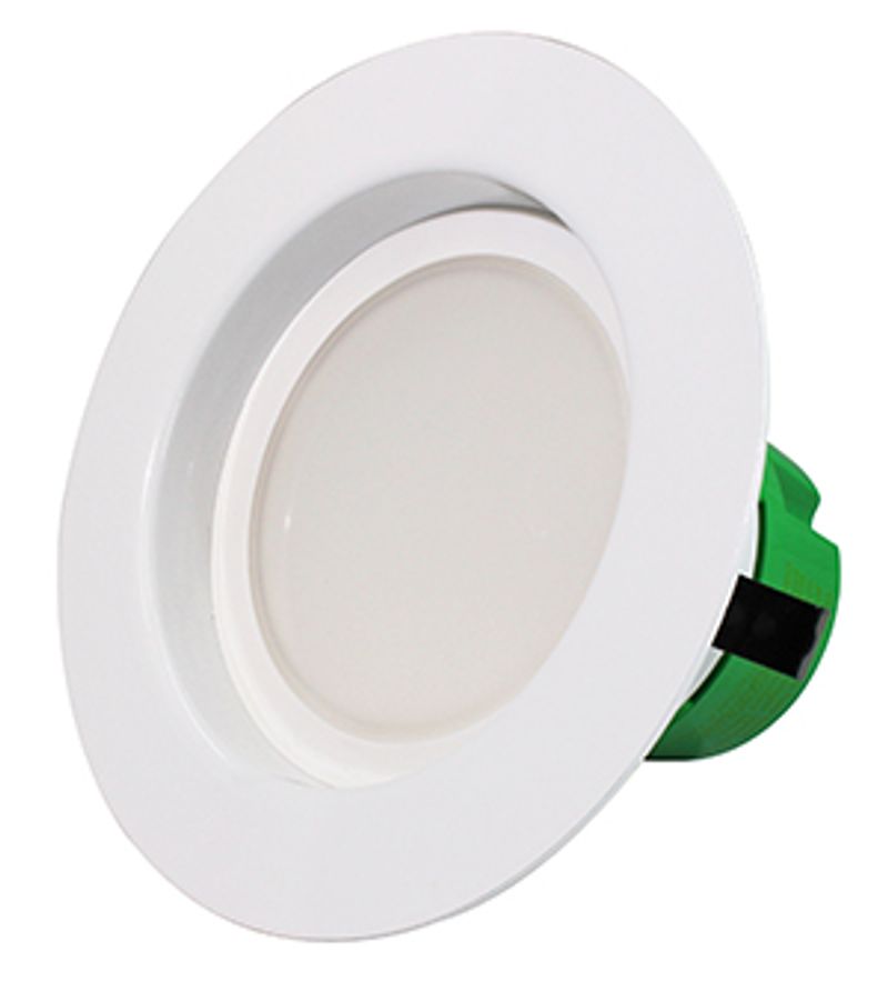 Westgate 4" LED Downlight, CRI90, 12W, 650 Lumens, Dimmable, 2700K, E26 Adapter Included, Energy ..., Residential Lighting, 12W, 650 Lumens, 2700K, White Finish, Dimmable