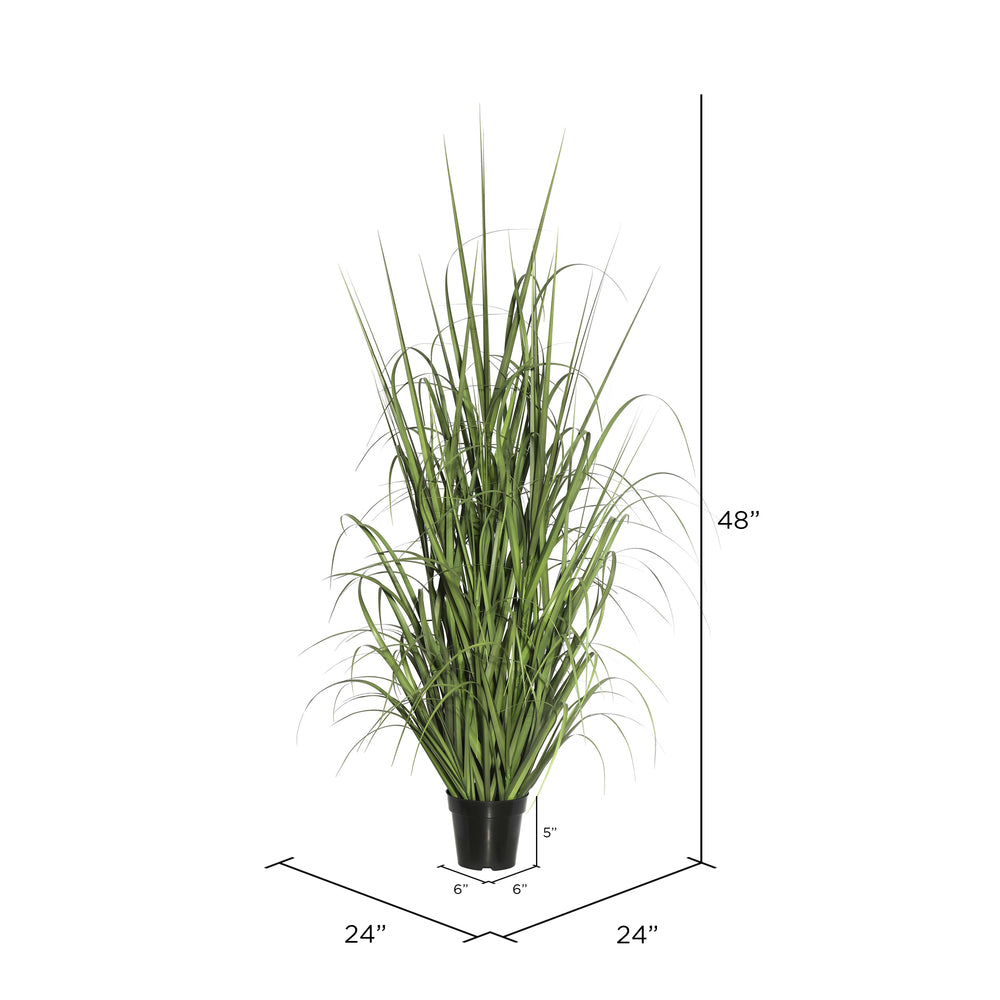 Vickerman 48" Artificial Green Potted Ryegrass.