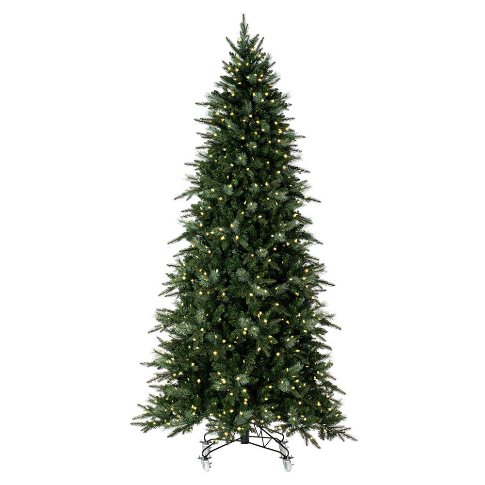 Vickerman 10' x 60" Berkley Mixed Pine Artificial Christmas Tree with DuraLit Warm White LED Lights