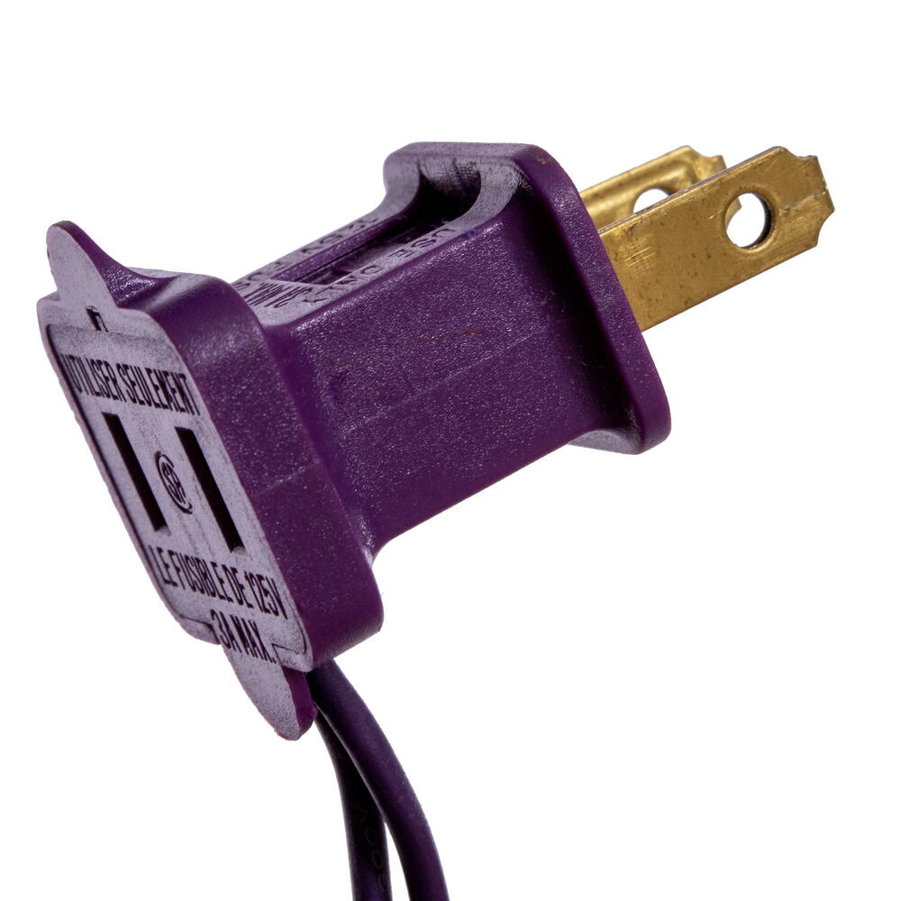 Vickerman 3' Purple Fir Artificial Christmas Tree Purple Dura-lit LED Lights