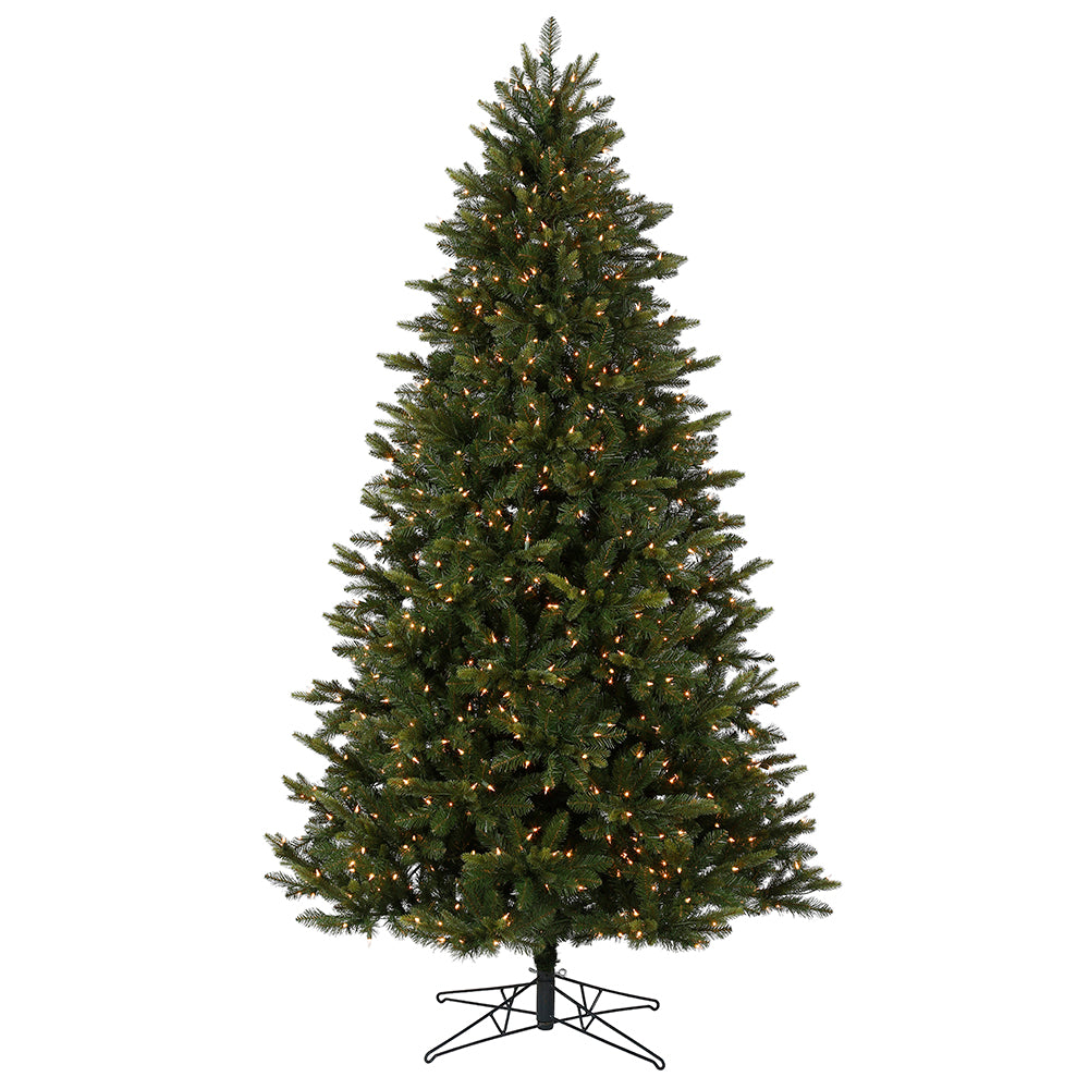 Vickerman 4.5' x 40" Boston Fraser Fir Artificial Christmas Tree Clear Dura-lit Lights