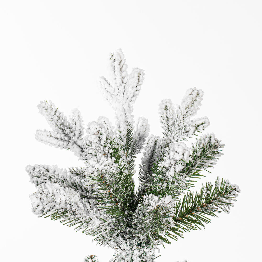 Vickerman 9' x 48" Frosted Wistler Spruce Artificial Pre-Lit Christmas Tree, 800 Color Changing Lights