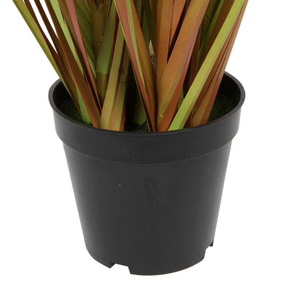 Vickerman 36" PVC Artificial Potted Mixed Brown Grass.