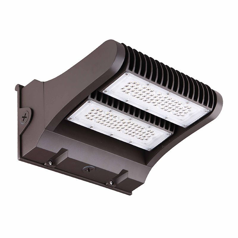 Westgate LED Rotatable Wall Pack Light, Outdoor Lighting, 80W, 10400 Lumens, 4000K, Dark Bronze Finish, 0~10V Dimmable