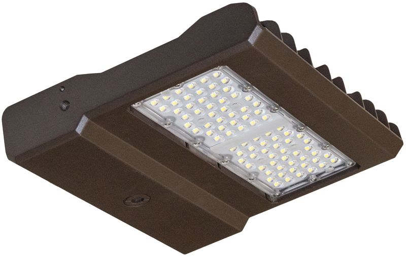 Westgate Economy Flood/Area Light Series Type 3 Lenses, Outdoor Lighting, 50W, 6900 Lumens, 5000K, Dark Bronze Finish, 0~10V Dimmable
