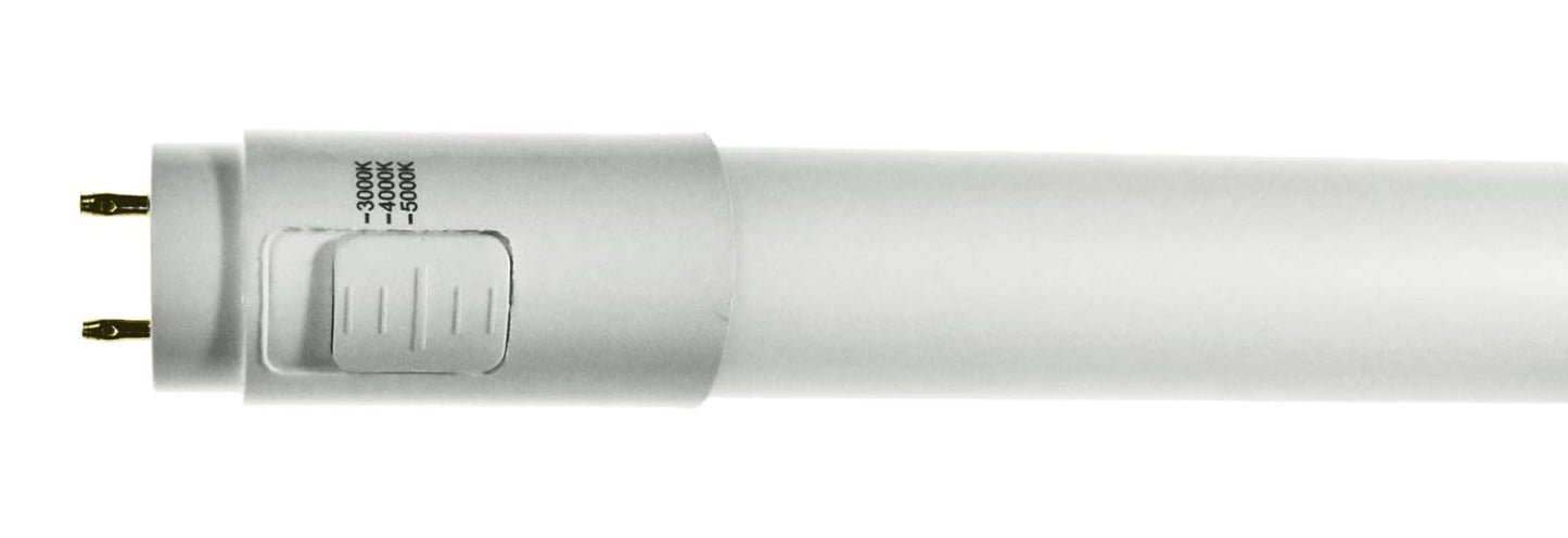 Damar- 35.75-Inch T8 LED Tube Light Bulb Type A+B Hybrid with Safe Shield Sleeve Single/Dual End Ballast Bypass 12W 1500 Lumens 30K/40K/50K CCT Selectable G13 Base 120-277V Pack of 5- for Garage