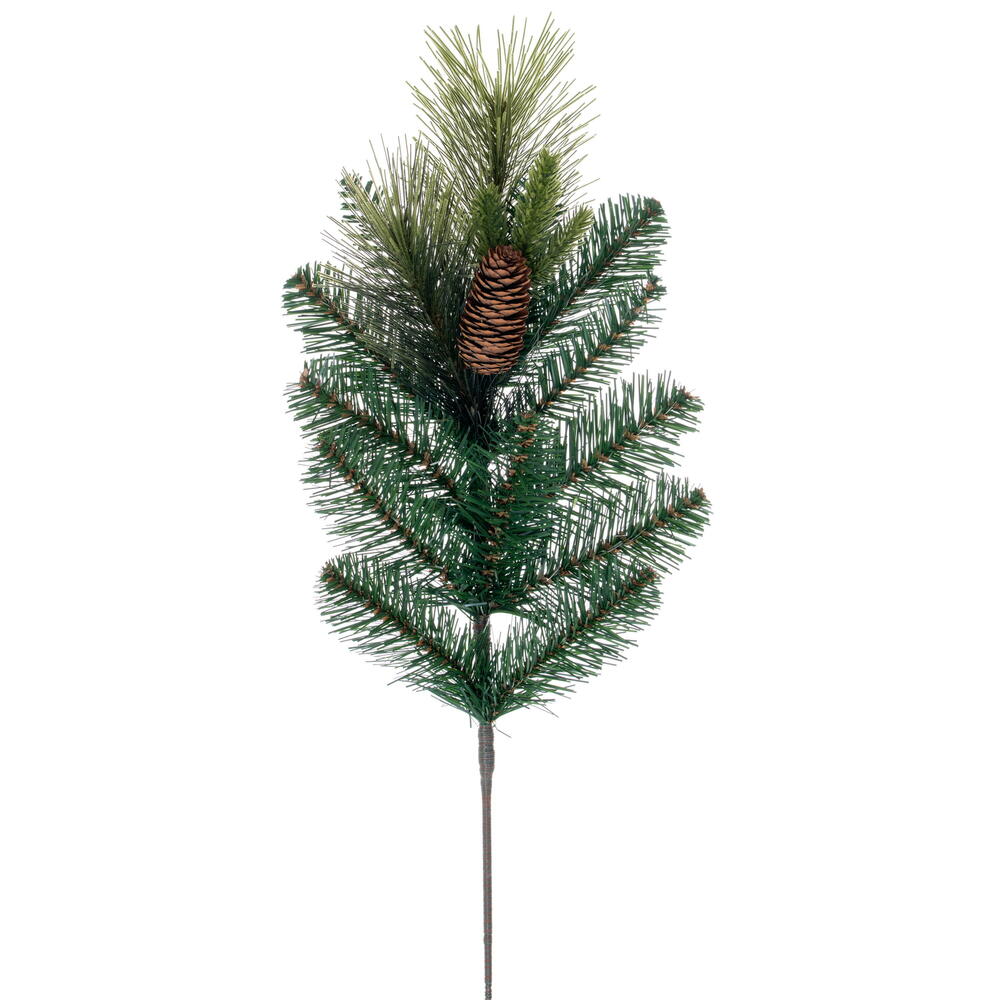 Vickerman 24" Emerald Mixed Fir Artificial Christmas Spray 4 per bag