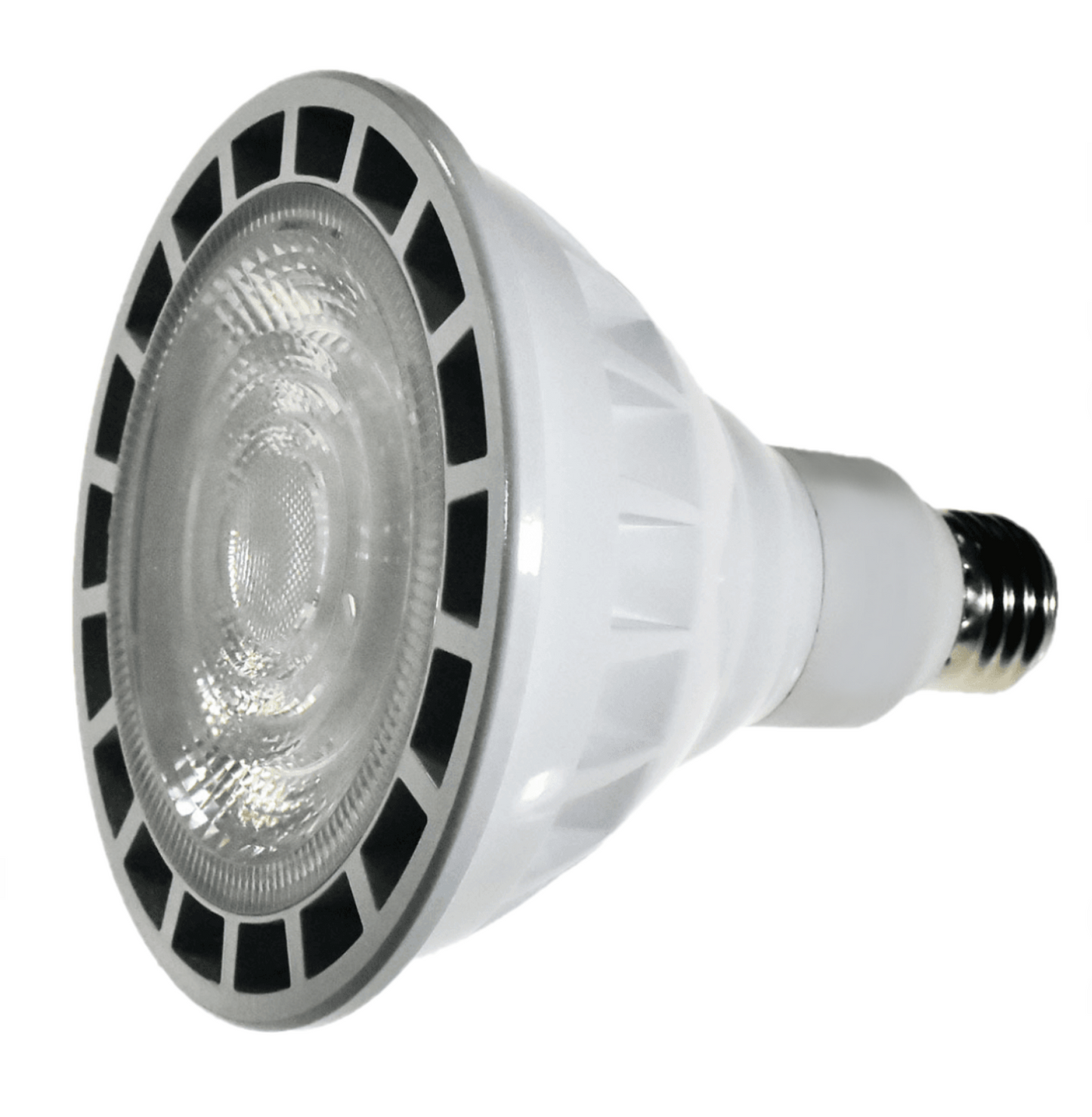 Damar PAR38 LED Flood Light Bulb 35W E26 Medium Base 5000K Bright White Ideal for Track & Recessed Spot Light Bulbs 120-277V 4000 Lumens Dimmable at 120V White Finish Pack of 2