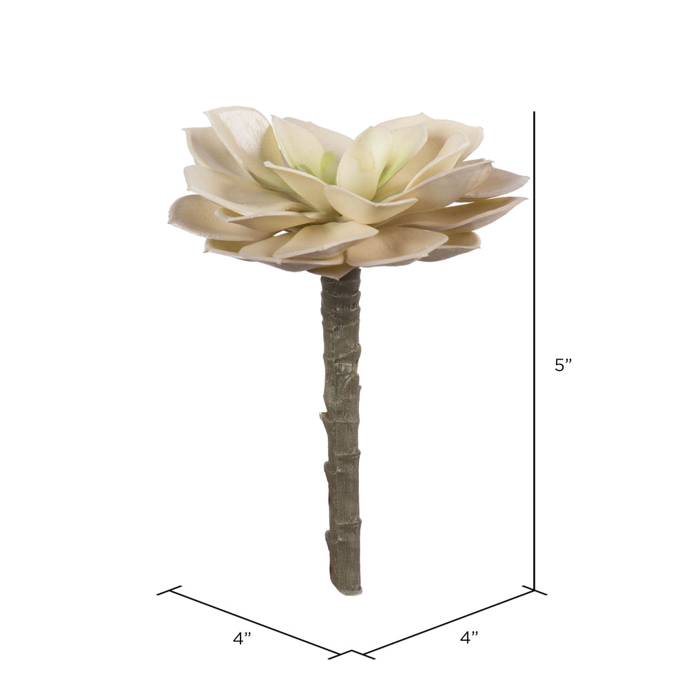 Vickerman 5" Artificial Succulent Pick Set of 4