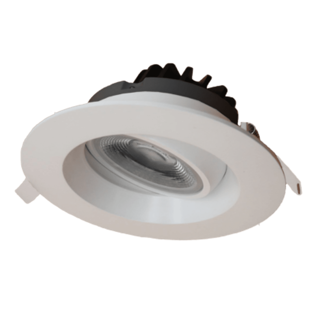 Goodlite LED 4 Inch Regress Round Gimbal Luminaire, Selectable Color Temperature