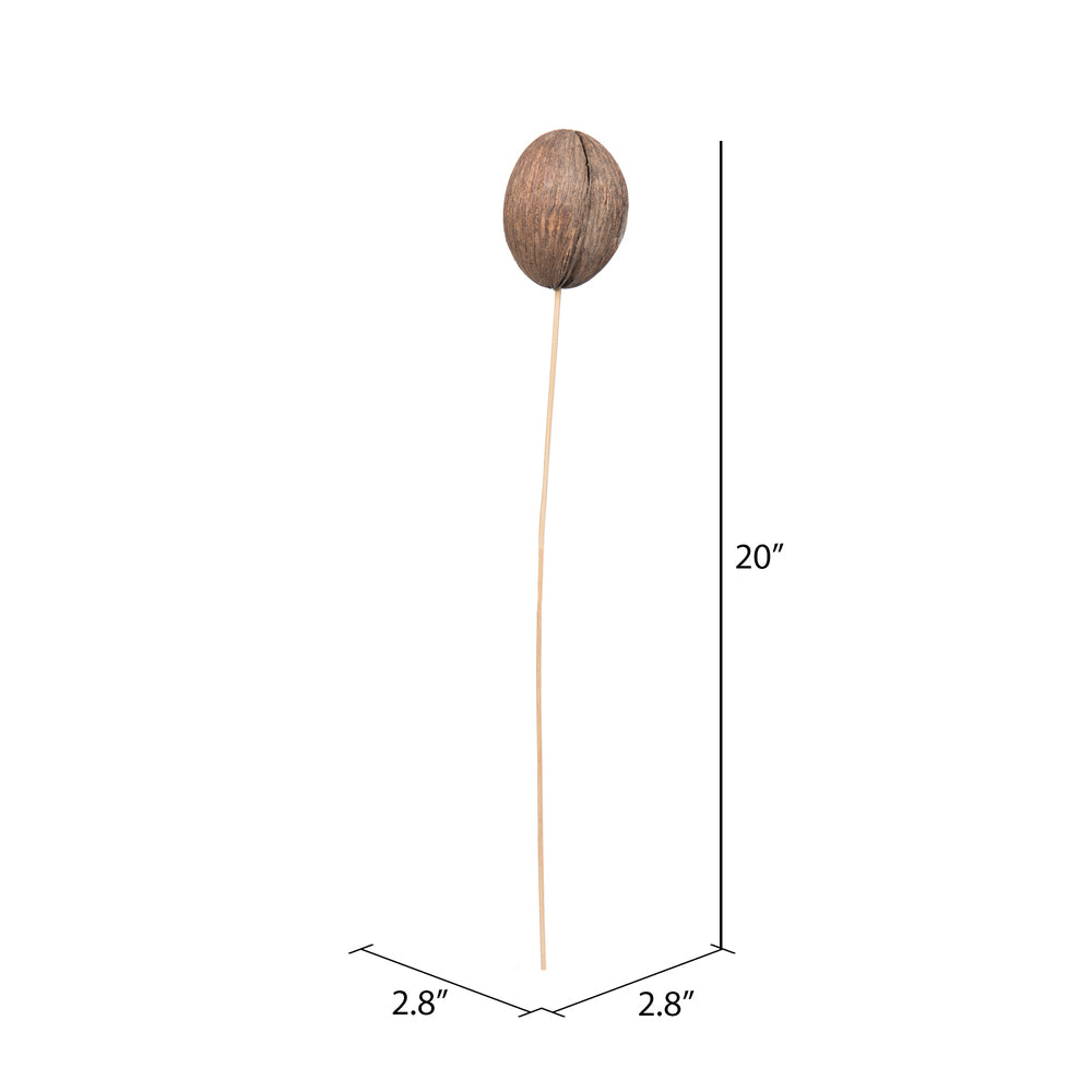 Vickerman Natural Botanicals 20" Mintola Ball on Stem. Includes 25 Stems per Pack.
