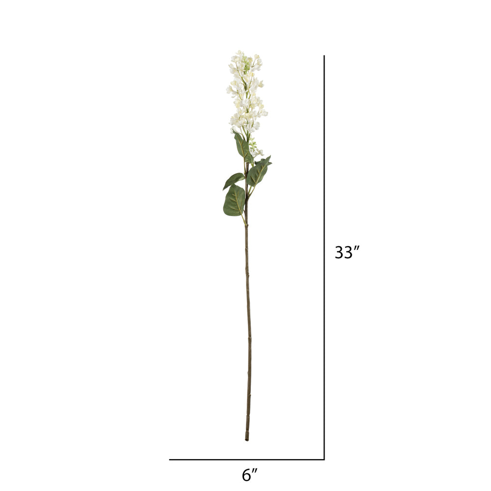 Vickerman 33'' Artificial Cream Mini Flower Spray. Includes 3 sprays per pack.