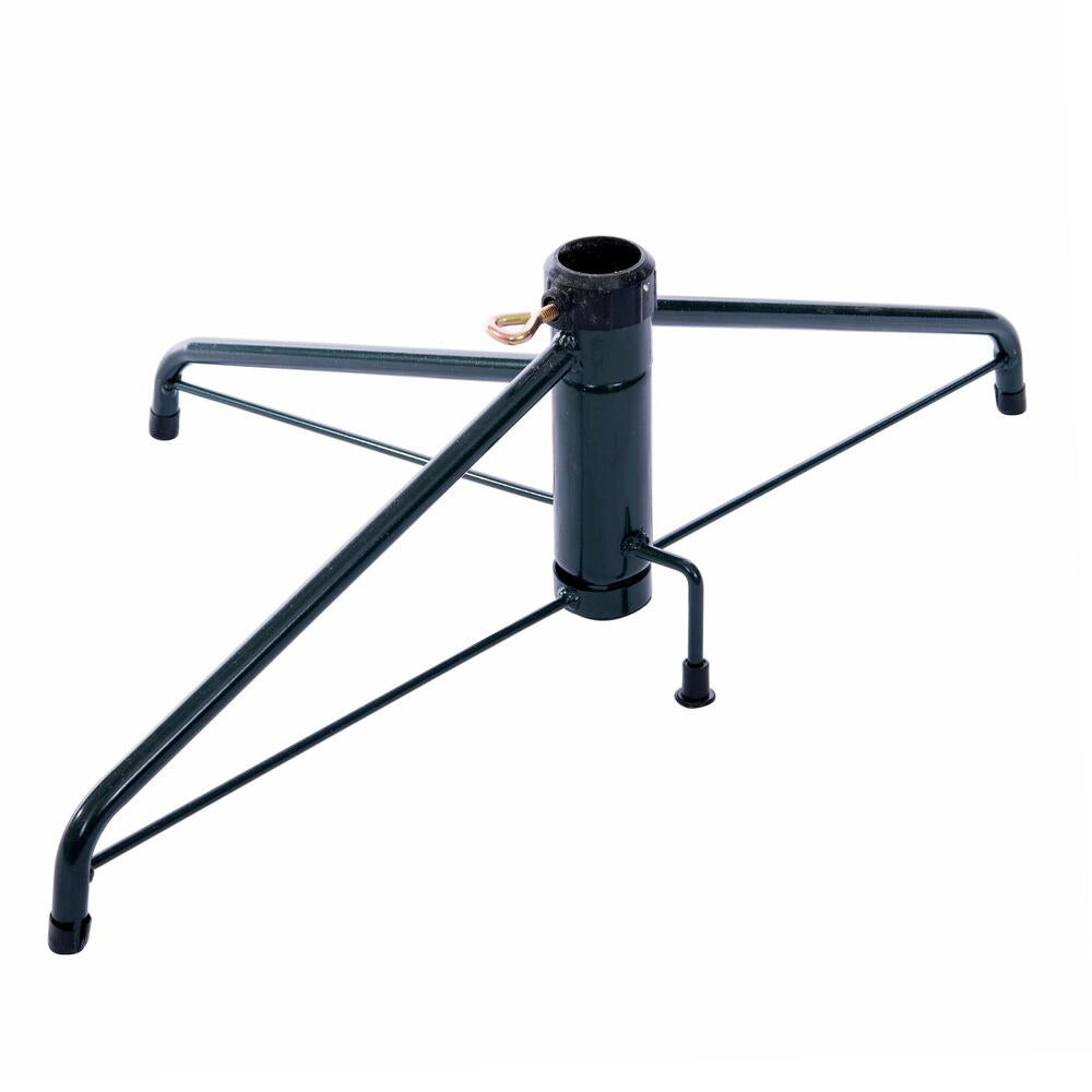 Vickerman 7.5' x 50" Chapel Pine Artificial Christmas Half Tree Warm White Dura-lit LED Lights