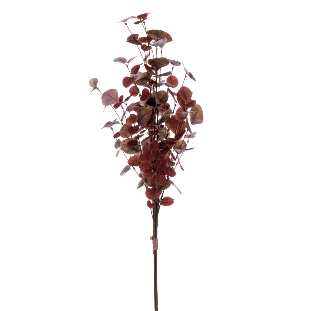 Vickerman 32" Brown Green Artificial Eastern Redbud Leaf Spray. This is an artificial item.
