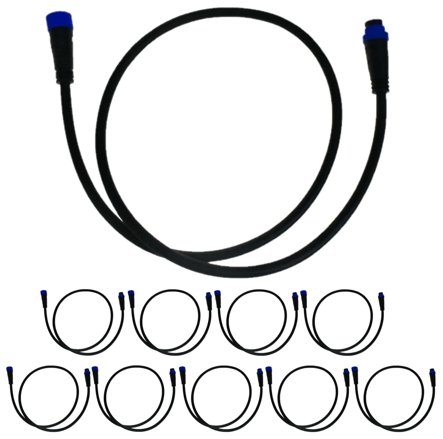 Damar- 3Ft Connect Wire for T8 LED Cooler Tube Light Bulb Pack of 10- for Garage Workshop Warehouse