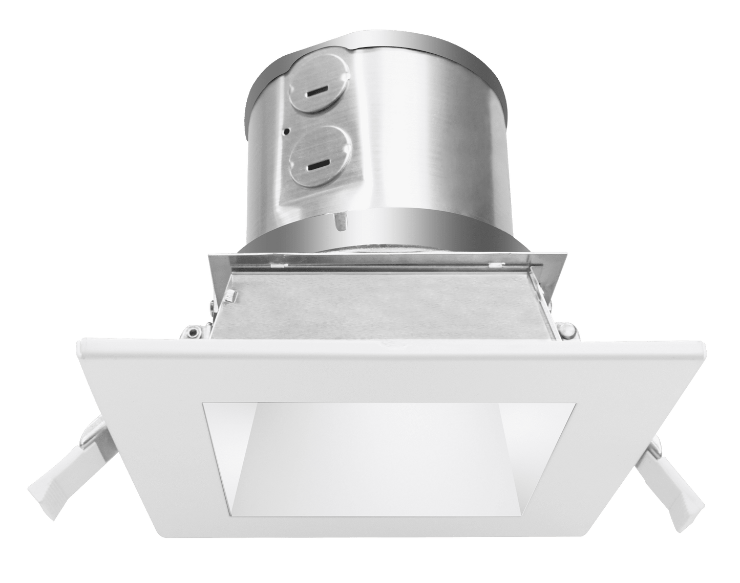 Westgate 4 LED Commercial Recessed Light, Commercial Indoor Lighting, 40W Max, 3200 Lumens Max, 27K/30K/35K/40K/50K, White Finish, 0~10V Dimmable